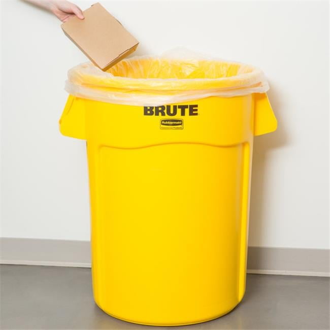 Rubbermaid Commercial  44 gal Brute Utilty Container, Yellow