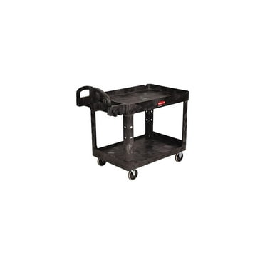 Rubbermaid Commercial 4520-88-BLA Utility Carts, 500 lb, 45 1/4" x 25 7/8" x 33 1/4" H, Black