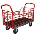 thumbnail image 1 of Side-Panel Platform Truck, 2,000 lb Capacity, 24.25 x 56 x 41.25, Black, 1 of 2