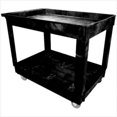 thumbnail image 1 of Rubbermaid Commercial 640-9T67 2 Shelf Cart W-4 Inch Casters, 1 of 1