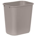 thumbnail image 1 of Rubbermaid Resin Wastebasket, Plastic Trash Can for Home or Office, 7 Gal, Gray, 1 of 2