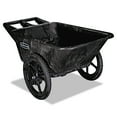 thumbnail image 1 of Rubbermaid Commercial Big Wheel Agriculture Cart, 300-lb Capacity, 32.75w x 58d x 28.25h, Black -RCP5642BLA, 1 of 2