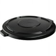 thumbnail image 1 of Rubbermaid Commercial Brute 44-gallon Container Lid - Round - Plastic - 1 Each - Black | Bundle of 5 Each, 1 of 1