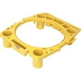 thumbnail image 1 of Rubbermaid Commercial Brute Rim Caddy - x 26.5" Width x 6.8" Depth x 32.5" Height - Yellow - 1 Each | Bundle of 5 Each, 1 of 1