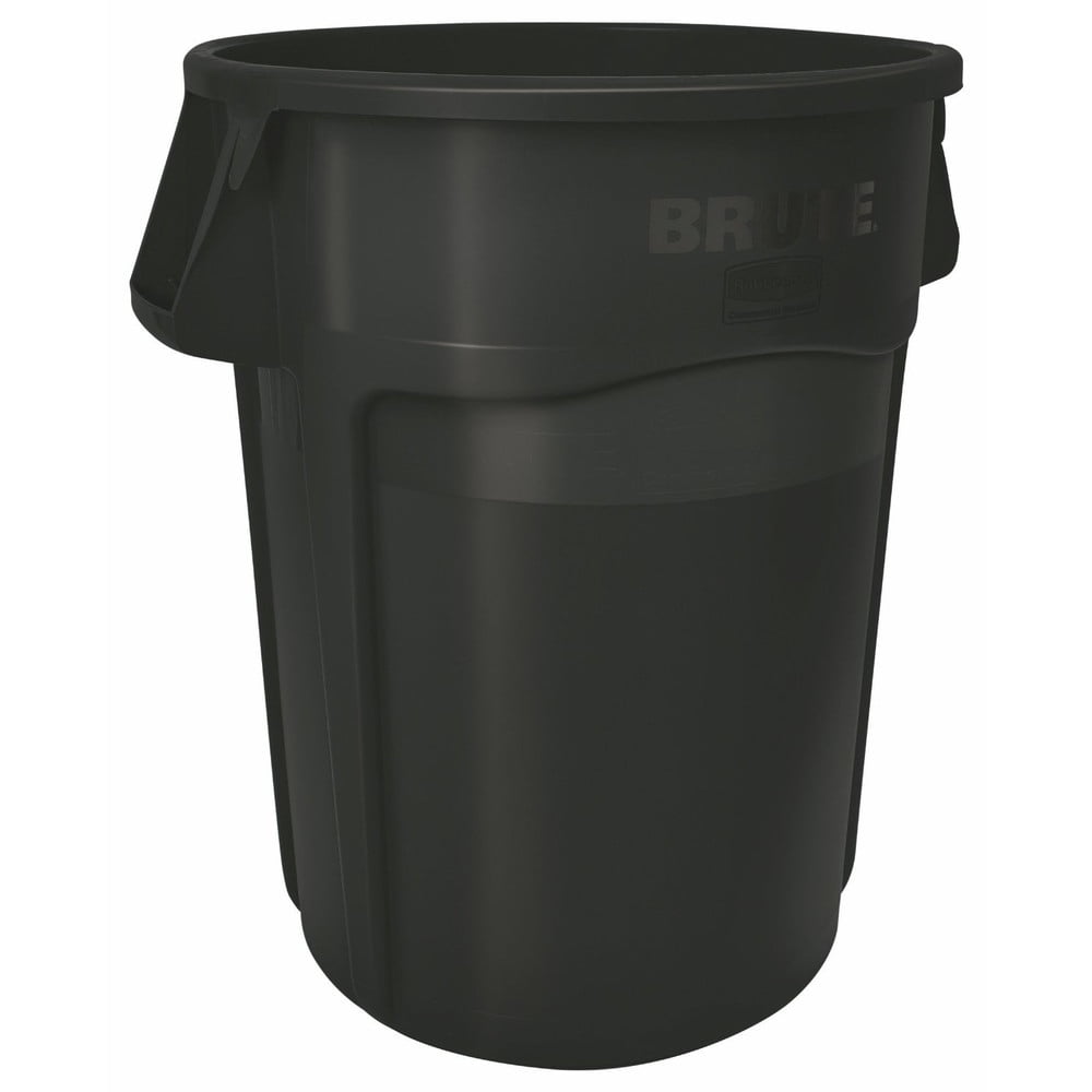 Rubbermaid Brute Vented Trash Receptacle Round 44 Gal Red