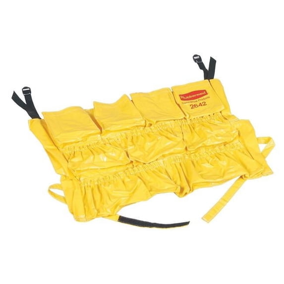 Rubbermaid Commercial Cleaning Tool and Supply Organizing Caddy for Brute Trash Cans (FG264200YEL)