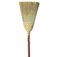 thumbnail image 1 of Rubbermaid Commercial Corn-Fill Broom, Corn Fiber Bristles, 38" Overall Length, Blue, Each, 1 of 3
