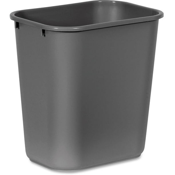 Rubbermaid Commercial 28 QT Medium Deskside Wastebaskets - 7 gal Capacity - Rectangular - Dent Resistant, Durable, Rust Resistant, Easy to Clean - 15 Rubbermaid Commercial 28 QT Medium Deskside Wastebaskets - 7 gal Capacity - Rectangular - Dent Resistant, Durable, Rust Resistant, Easy to Clean - 15