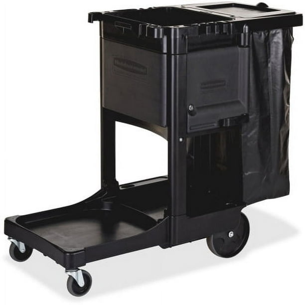 Rubbermaid Commercial Medium Executive Quick Cart - Telescopic Handle - 40 lb Capacity - Aluminum, Polyester, Teflon, Polypropylene - 16.5 Rubbermaid Commercial Medium Executive Quick Cart - Telescopic Handle - 40 lb Capacity - Aluminum, Polyester, Teflon, Polypropylene - 16.5