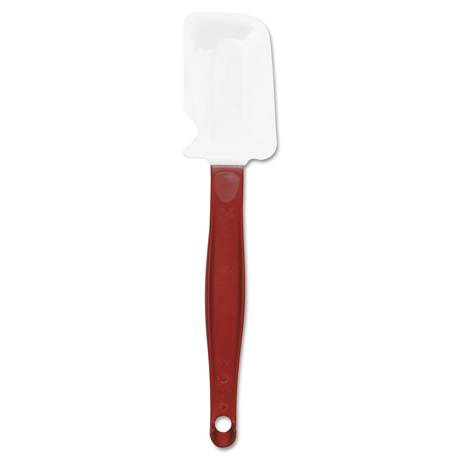 Rubbermaid Commercial High-Heat Cook's Scraper 9 1/2 in Red/White 1962RED