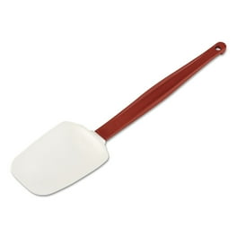 High Heat Scraper Spoon, White w/Red Blade, 13 1/2 High Heat Scraper Spoon, White w/Red Blade, 13 1/2