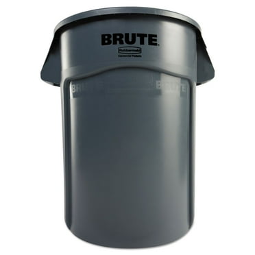 Rubbermaid Commercial Products BRUTE 44 Gallon Gray Trash Container