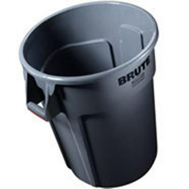 Rubbermaid Commercial Products BRUTE 44 Gallon Gray Trash Container