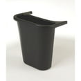 thumbnail image 1 of Rubbermaid Commercial FG295073BLA Rectangular Saddle Basket Recycling Bin - Black, 1 of 2