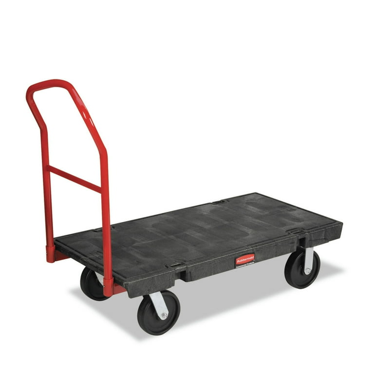 Platform Truck, 2,000 lb Capacity, 24 x 48 x 7, Black Platform Truck, 2,000 lb Capacity, 24 x 48 x 7, Black