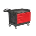 thumbnail image 1 of TradeMaster Cart with 4 Drawers and Cabinet, Small, 1 of 10