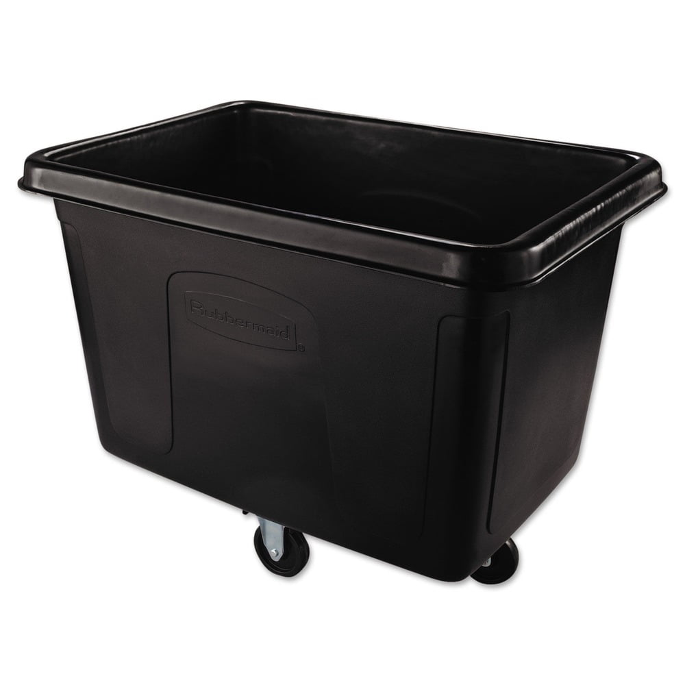 Cube Truck, 105 gal, 500 lb Capacity, Plastic, Black Cube Truck, 105 gal, 500 lb Capacity, Plastic, Black