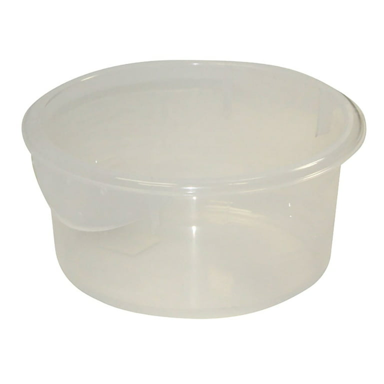 Rubbermaid 8 Qt. White Round Polyethylene Food Storage Container