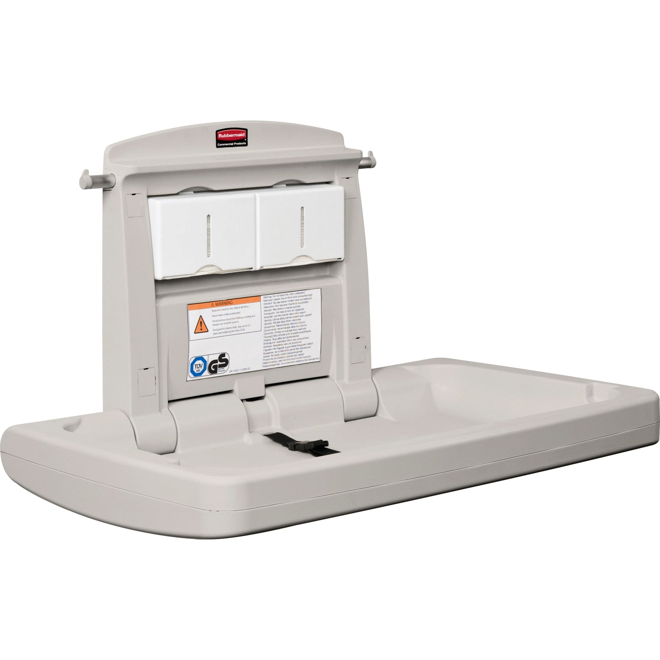 Rubbermaid Commercial FG781888LPLAT Sturdy Station 2 Baby Changing