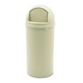 thumbnail image 1 of Rubbermaid Commercial FG816088BEIG 15 gal. Marshal Classic Plastic Container - Beige, 1 of 6