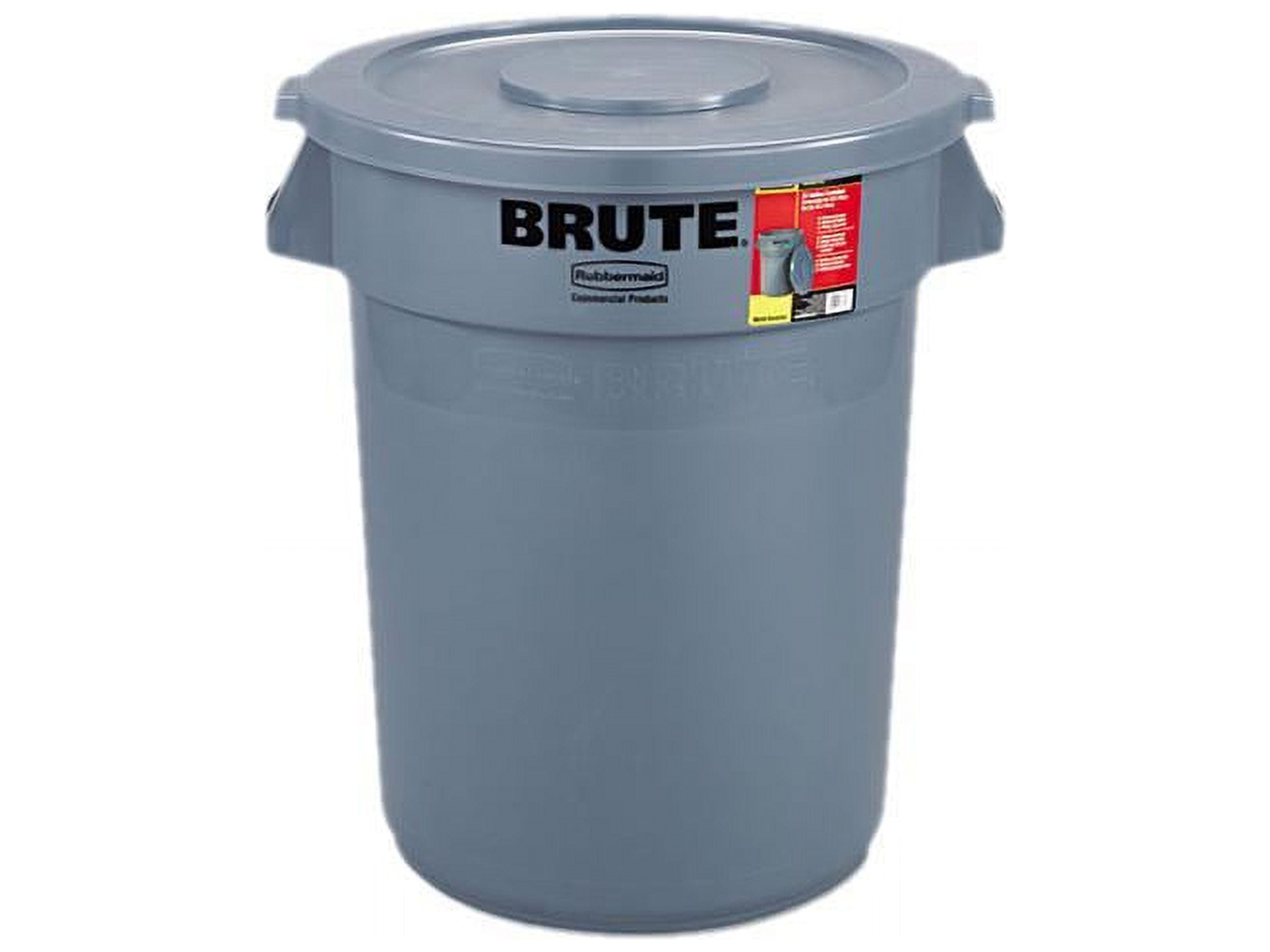 Rubbermaid Commercial Products 92-Gallons Gray Commercial Indoor Recycling  Bin in the Recycling Bins department at