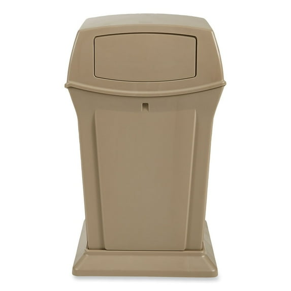 Rubbermaid Commercial FG917188BEIG Ranger 45-Gallon Fire-Safe Structural Foam Container - Beige