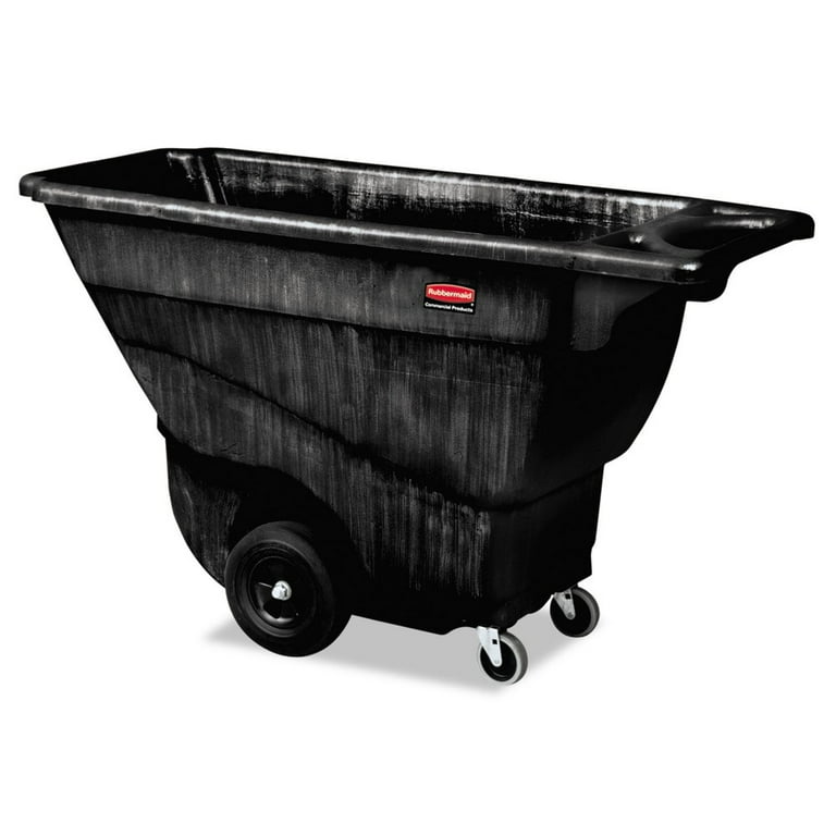 Structural Foam Tilt Truck, 101 gal, 850 lb Capacity, Plastic, Black Structural Foam Tilt Truck, 101 gal, 850 lb Capacity, Plastic, Black