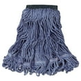 thumbnail image 1 of Rubbermaid Commercial Swinger Loop Wet Mop Head Medium Cotton/Synthetic Blue 6/Carton C152BLU, 1 of 2