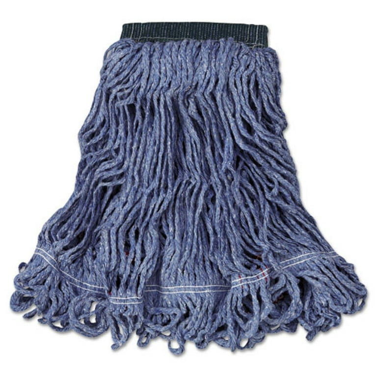Swinger Loop Wet Mop Heads, Cotton/Synthetic, Blue, Large, 6/Carton Swinger Loop Wet Mop Heads, Cotton/Synthetic, Blue, Large, 6/Carton