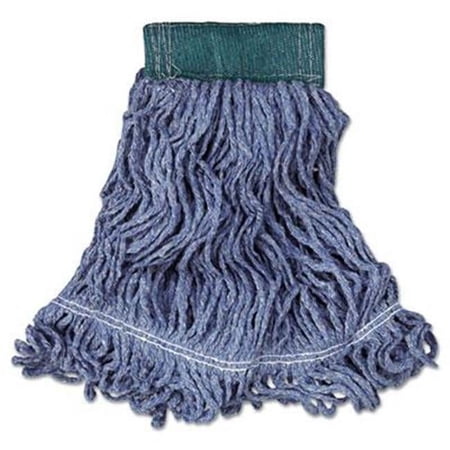 Rubbermaid Commercial FGD25306BL00 Super Stitch Blend Mop - Blue - Medium