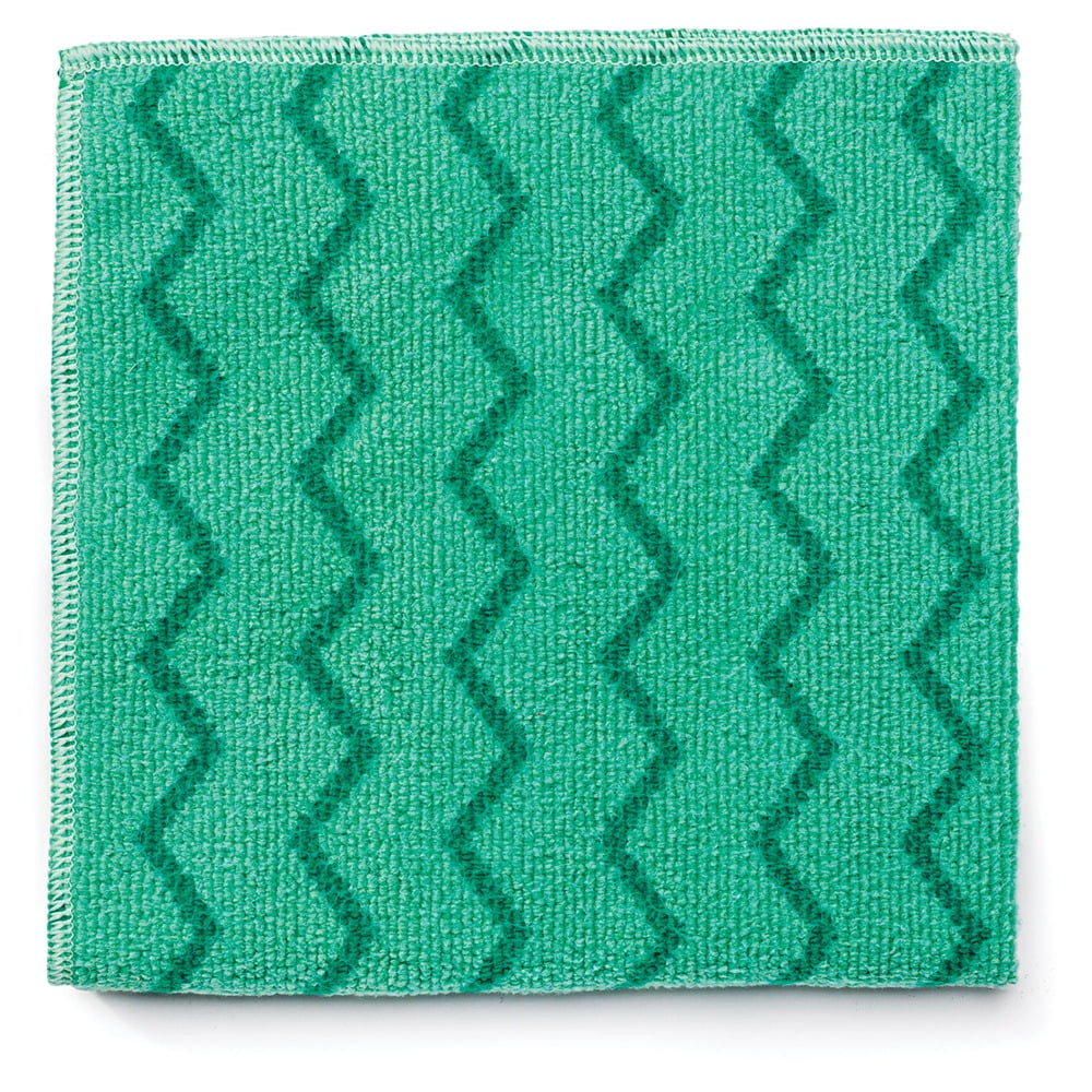 Rubbermaid Commercial Microfiber Light-Duty Cleaning Cloths - For Commercial - 16