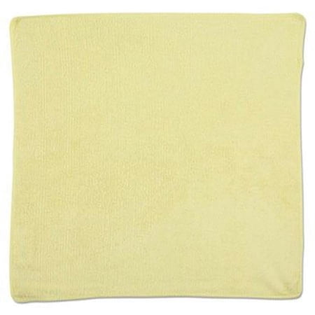 Rubbermaid Commercial FGQ63006 Microfiber Cleaning Cloths - Yellow