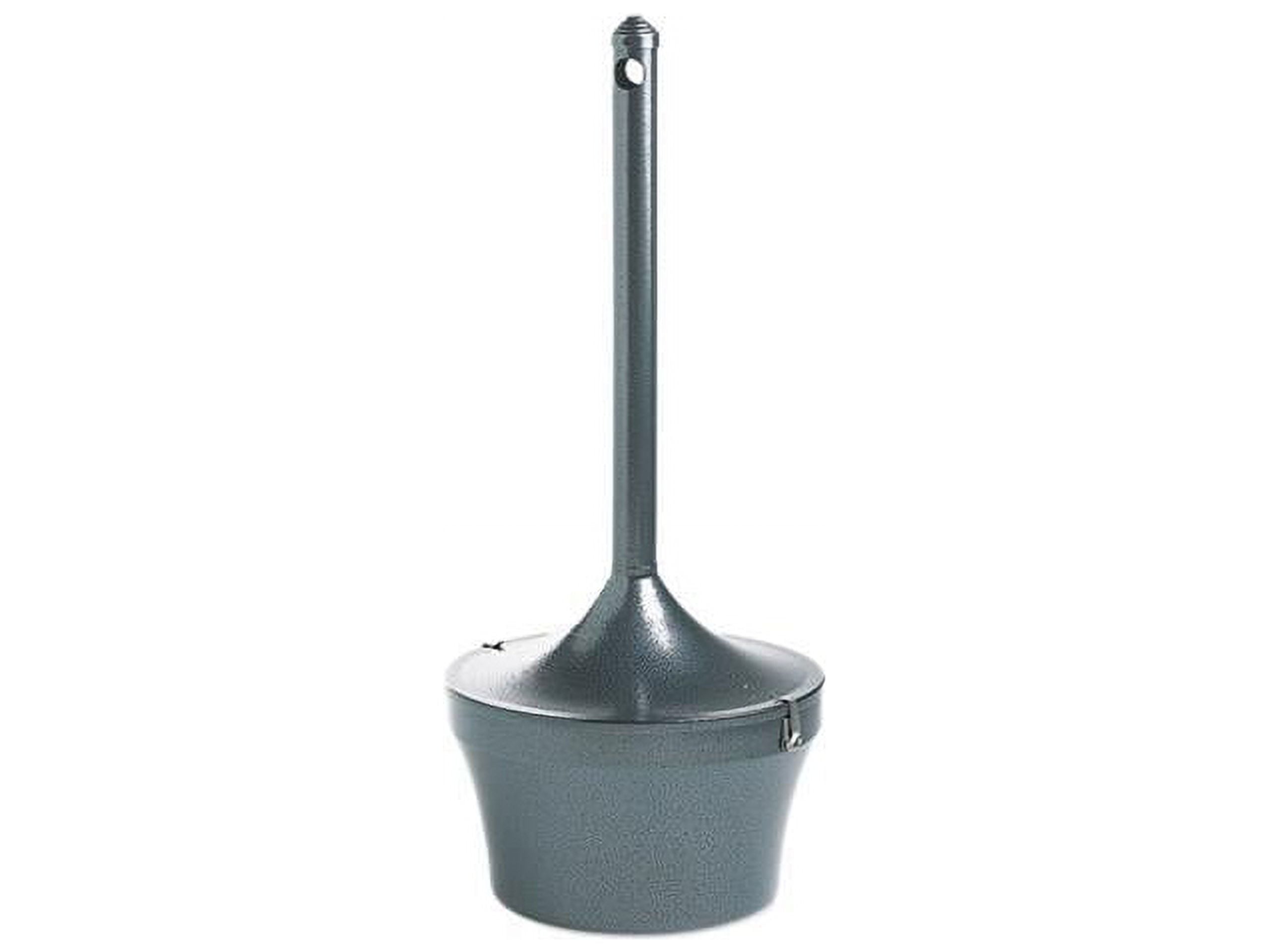 Rubbermaid Commercial - Two-Piece Open Top Indoor Receptacle, Round, Satin Aluminum, 35 gal, Sold as 1 EA Rubbermaid Commercial - Two-Piece Open Top Indoor Receptacle, Round, Satin Aluminum, 35 gal, Sold as 1 EA