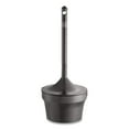thumbnail image 1 of Rubbermaid Commercial FGR1639EHGR 16 in. x 38.75 in. 4.5 gal. Aladdin Round Steel Smokers' Station - Charcoal, 1 of 3