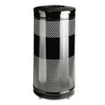 thumbnail image 1 of Rubbermaid Commercial Products RCPS3ETBKPL Trash Receptacle- Steel- 25 Gallon- 18in.x35-.50in.- Black, 1 of 2