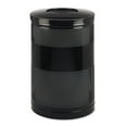 thumbnail image 1 of Rubbermaid Commercial FGS55ETBKPL 51 gal. Classics Perforated Steel Open Top Receptacle - Black, 1 of 2