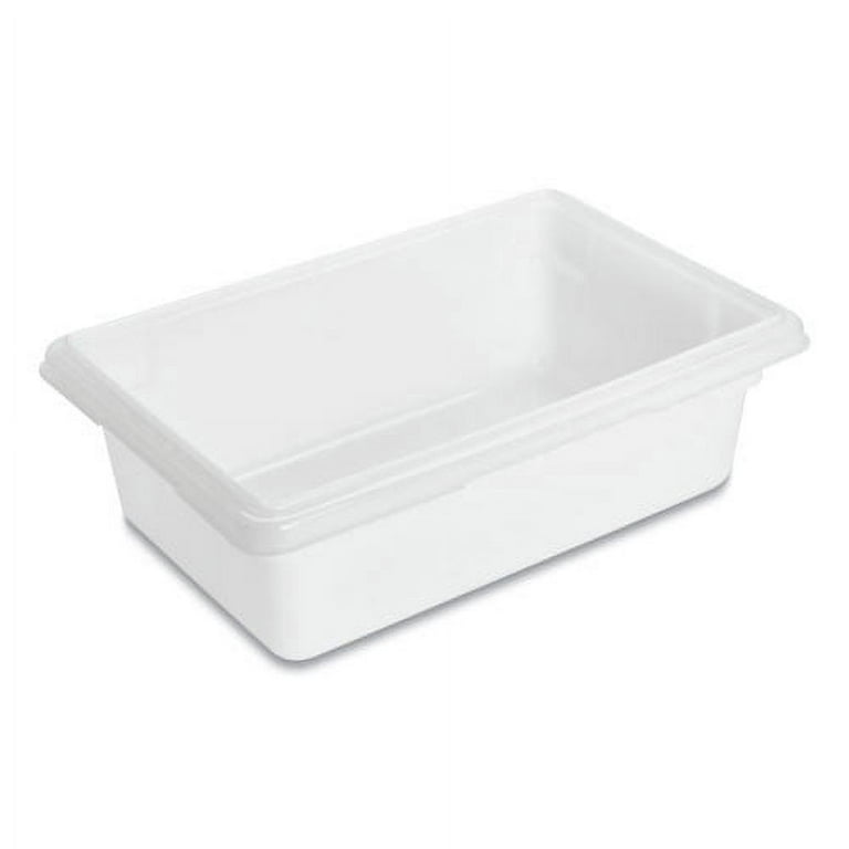 Rubbermaid Commercial Products Rectangle Plastic Food Storage Container
