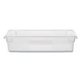thumbnail image 1 of Rubbermaid Commercial Food/Tote Boxes, 8.5 gal, 26 x 18 x 6, Clear, Plastic, 1 of 3