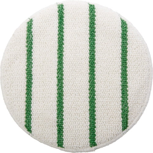 Rubbermaid Commercial Green Stripe Carpet Bonnet, Each