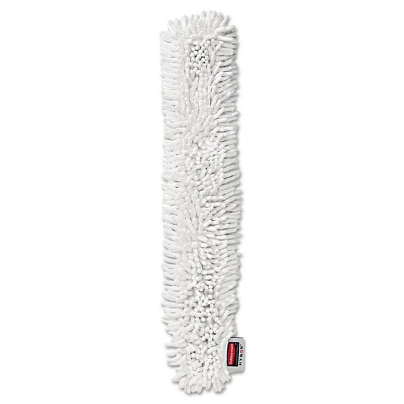 Rubbermaid Commercial HYGEN FGQ85300WH00 HYGEN Quick-Connect Microfiber Dusting Wand Sleeve - White (6/Carton)