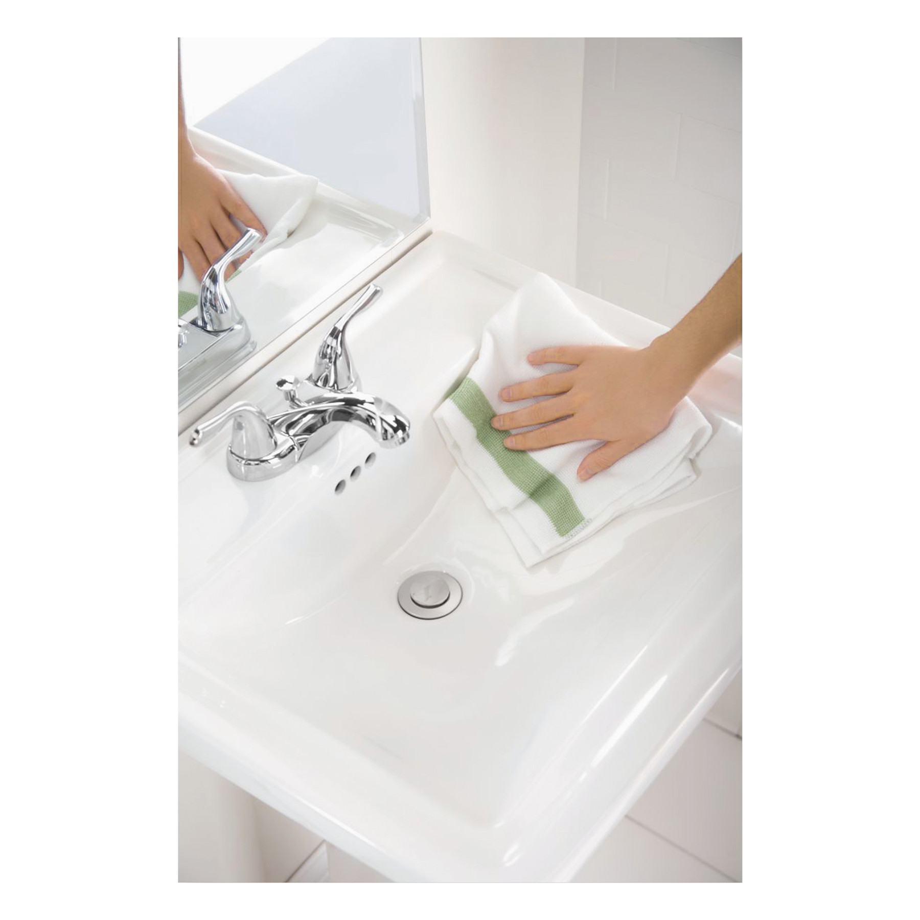 Rubbermaid Commercial HYGEN HYGEN Sanitizer Safe Microfiber Cloth, 16 x