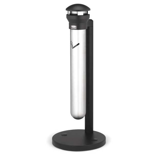 Rubbermaid Commercial Infinity Smokers Station, Silver, 1.3G