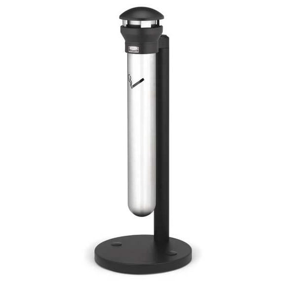 Rubbermaid Commercial Infinity Smokers Station, Silver, 1.3G