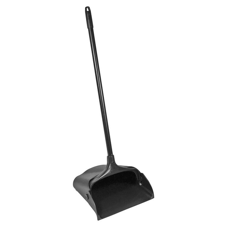 Rubbermaid Commercial Lobby Pro Upright Dust Pan - Plastic - Black - 6 / Carton Rubbermaid Commercial Lobby Pro Upright Dust Pan - Plastic - Black - 6 / Carton