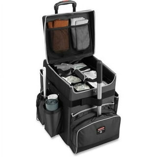 Rubbermaid Commercial Medium Executive Quick Cart - Telescopic Handle - 40 lb Capacity - Aluminum, Polyester, Teflon, Polypropylene - 16.5 Rubbermaid Commercial Medium Executive Quick Cart - Telescopic Handle - 40 lb Capacity - Aluminum, Polyester, Teflon, Polypropylene - 16.5