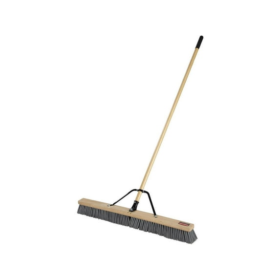 Rubbermaid Commercial Poly Bristle Medium Push Broom