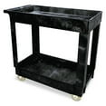 thumbnail image 1 of Rubbermaid Commercial Prod. Service/utility Cart, Two-shelf, 34.13w X 17.38d X 32.38h, Black, 1 of 2