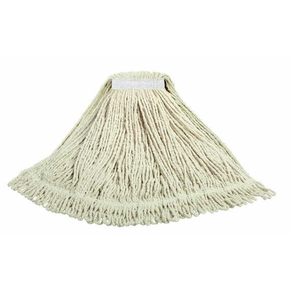 Rubbermaid Commercial Products #24 Cotton Looped-End Attachment String Mop Refill 2-Pack, White