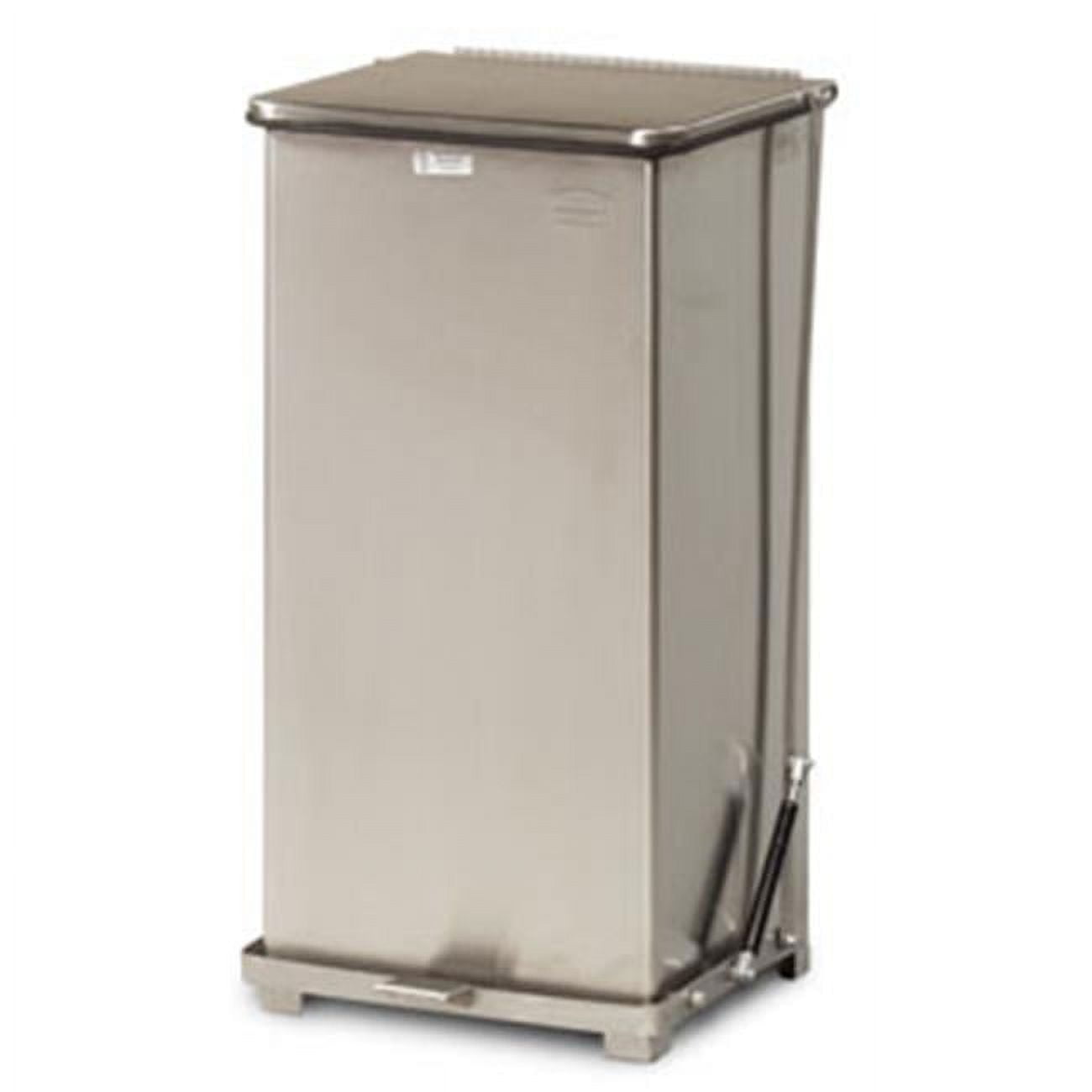 Rubbermaid Commercial Products  24 oz. Silent Defender Stainless Steel Step-On Container