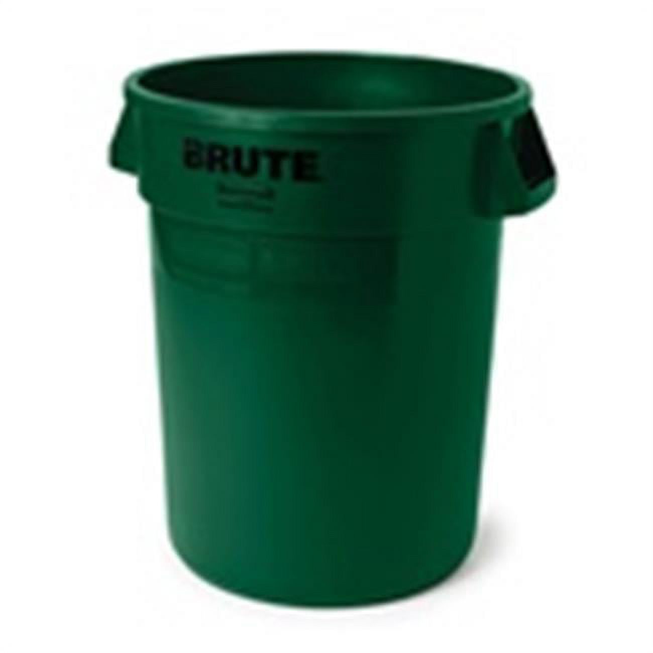 Rubbermaid Commercial Products 2620DGRCT Waste Container, Dark Green ...